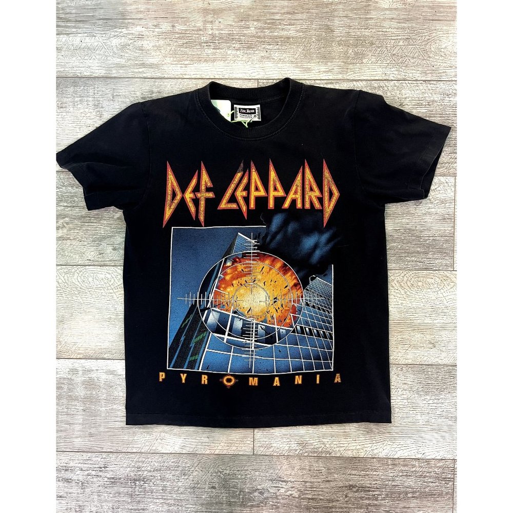 Vintage Def Leppard Pyromania Band Tee The Roxx Size M